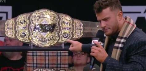 mjf big burberry belt|mjf world championship.